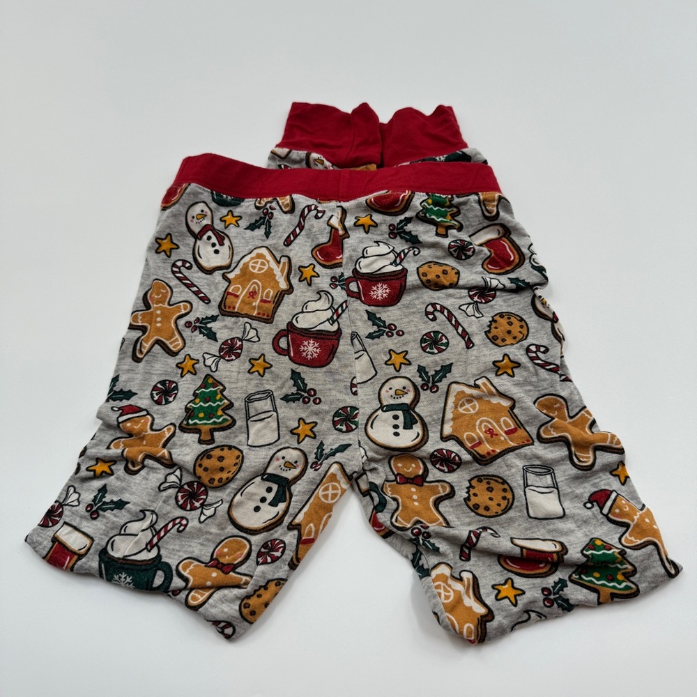Little Sleepies Christmas Pajama Set Kids Size 5/6 Long Sleeve Matching Set Holi - Picture 10 of 10